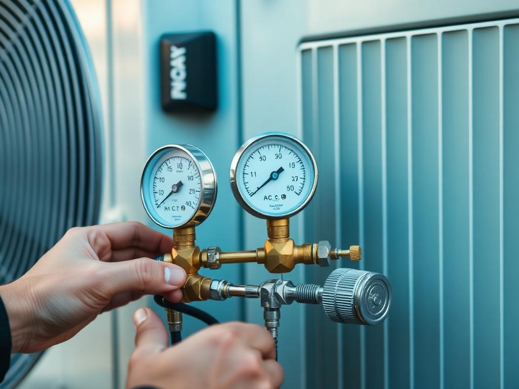 AC Gas Refilling & Leak Repair